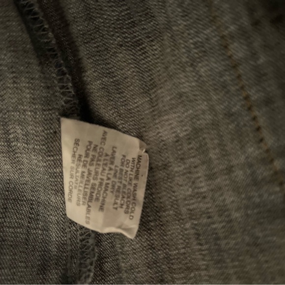 Ambition Jean jacket blazer with one button in front, long sleeve size XL - Picture 6 of 7